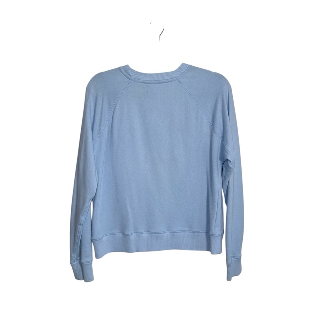 Victoria’s Secret PINK Baby Blue Sweatshirt Embroidered Logo Small Women’s - Picture 7 of 12